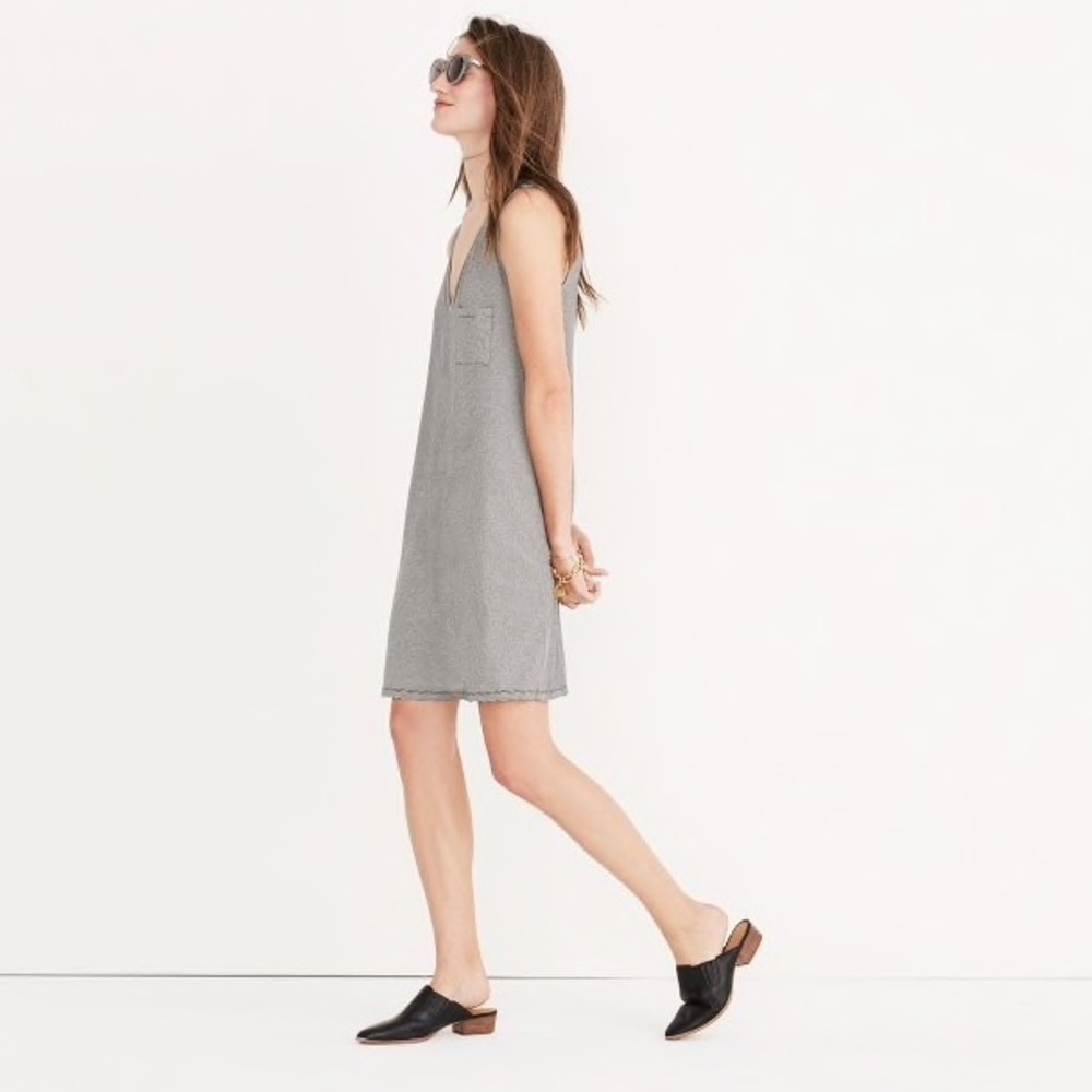 Madewell Striped Tank Swing Dress
